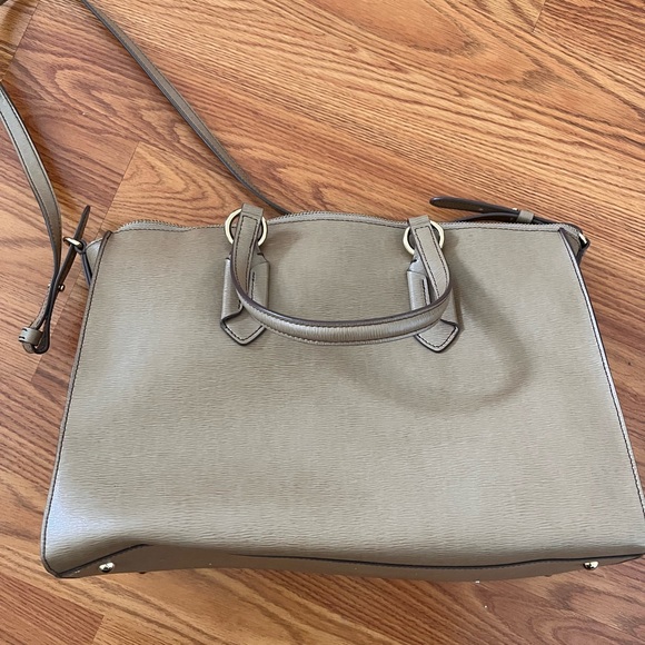 Ralph Lauren-RLL saffiano leather camel beige shoulder bag-tote - Picture 2 of 4